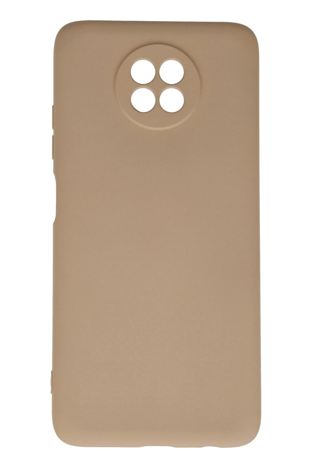 Mey İthalat® Redmi Note 9 5G Kılıf Nano içi Kadife Silikon - Bej