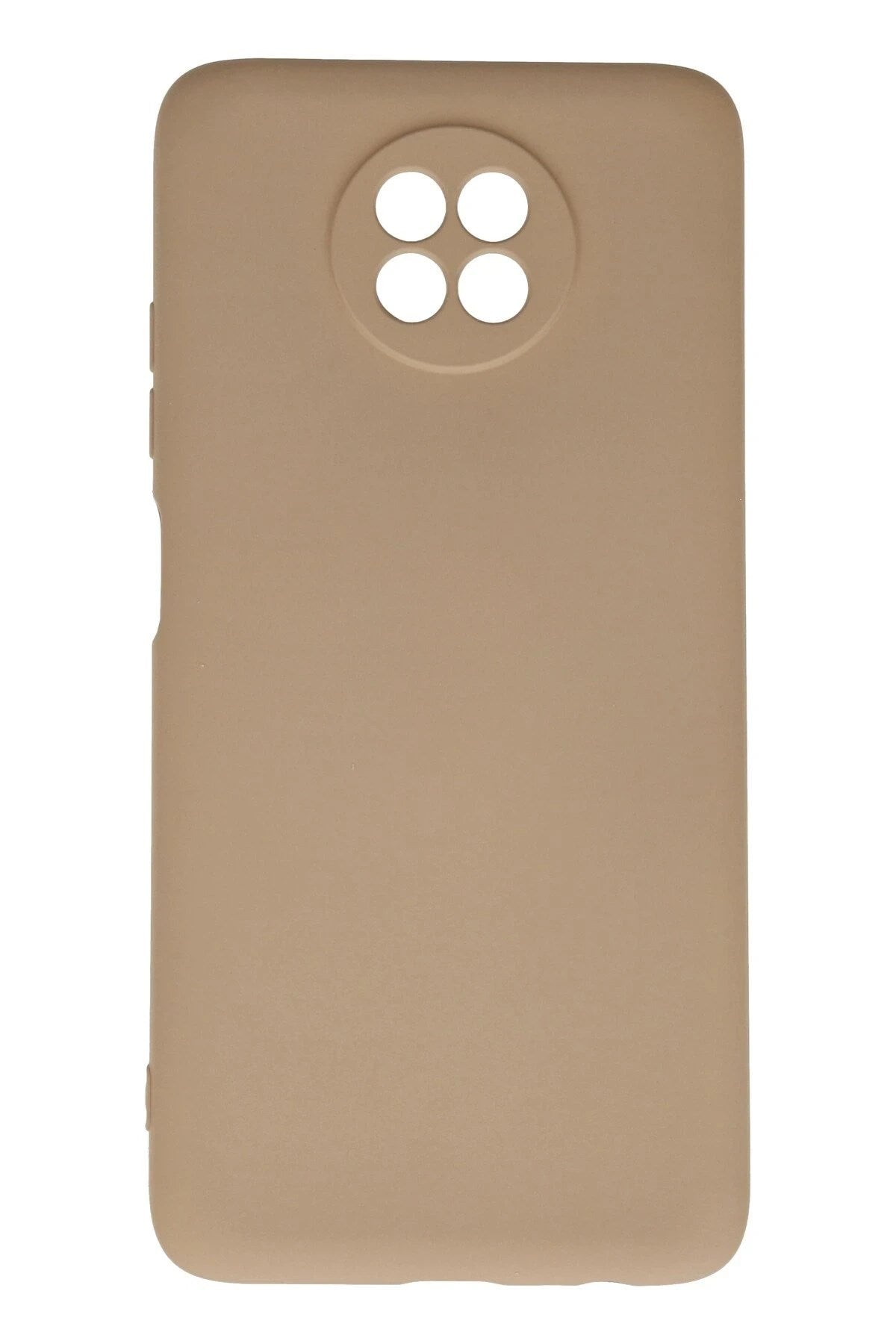 Mey İthalat® Redmi Note 9 5G Kılıf Nano içi Kadife Silikon - Bej