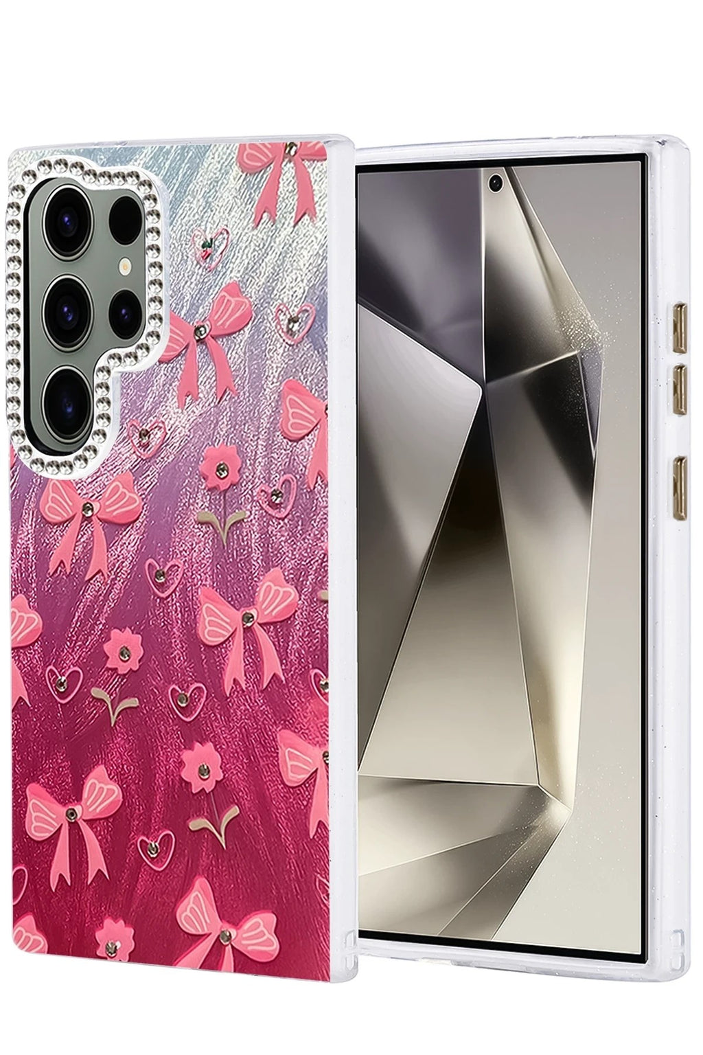 Mey İthalat® Samsung Galaxy S24 Ultra Kılıf Blade Aynalı Desenli Kapak - Desen 3