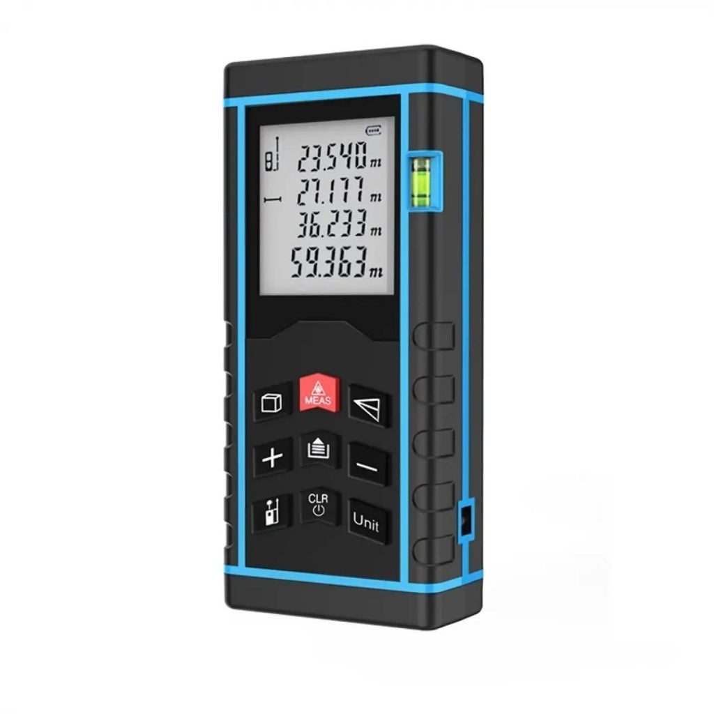 Profesyonel 40 Metre Dijital Lazer Metre Ölçüm Cihazı-LCD Ekranlı,Su Terazili,Pisagor Ölçüm Fonksiyonlu,20 Kayıt Hafızalı,Hassas Lazer Ölçer