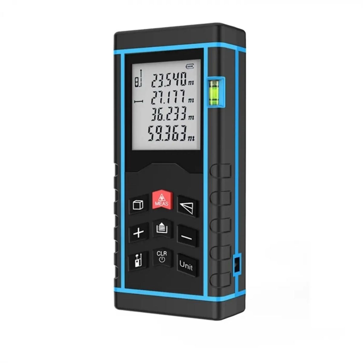 Profesyonel 40 Metre Dijital Lazer Metre Ölçüm Cihazı-LCD Ekranlı,Su Terazili,Pisagor Ölçüm Fonksiyonlu,20 Kayıt Hafızalı,Hassas Lazer Ölçer