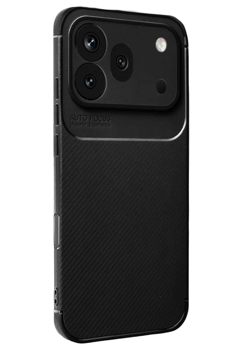 Mey İthalat® Huawei Honor 600 Pro Auto Focus Karbon Kapak - Siyah