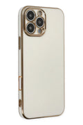 Mey İthalat® iPhone 16 Pro Max Kılıf Volet Silikon - Beyaz