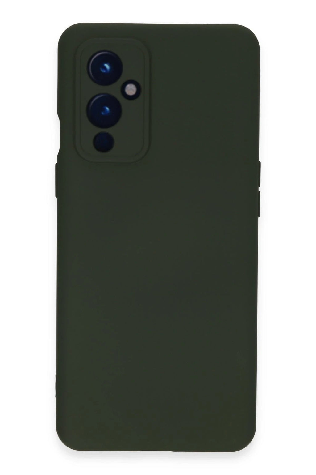 Mey İthalat® One Plus 9 Kılıf Nano içi Kadife Silikon - Koyu Yeşil