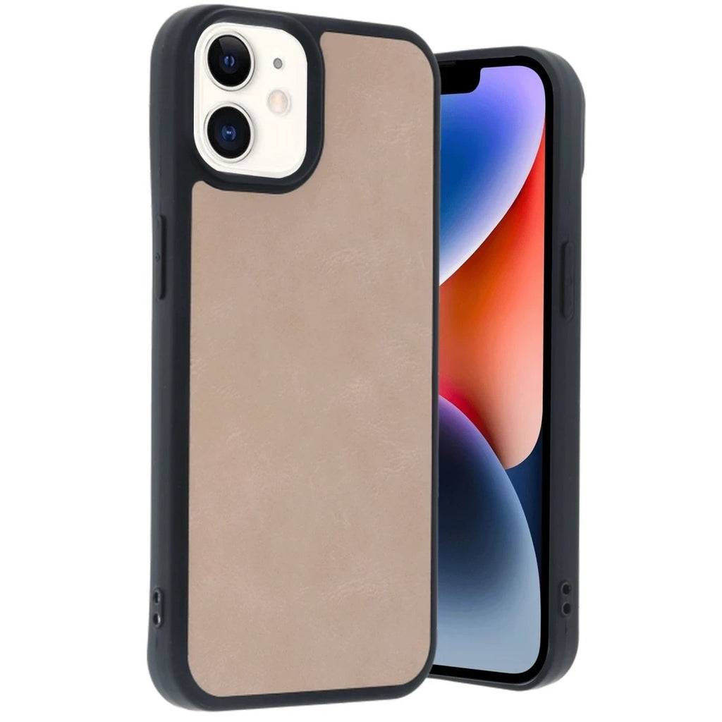 Mey İthalat® iPhone 11 Kılıf Aras Deri Kapak - Pudra