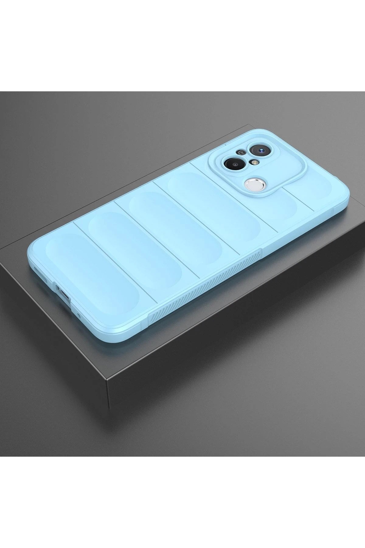 Mey İthalat® Redmi 12C Kılıf Optimum Silikon - Sky Blue
