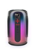 Mey İthalat® Pluse 8 RGB Kablosuz Hoparlör - Siyah