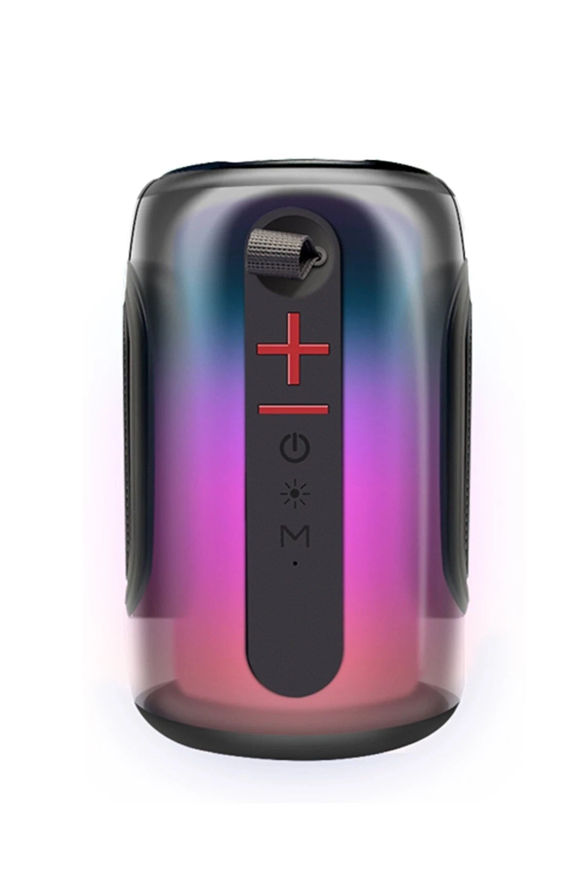 Mey İthalat® Pluse 8 RGB Kablosuz Hoparlör - Siyah