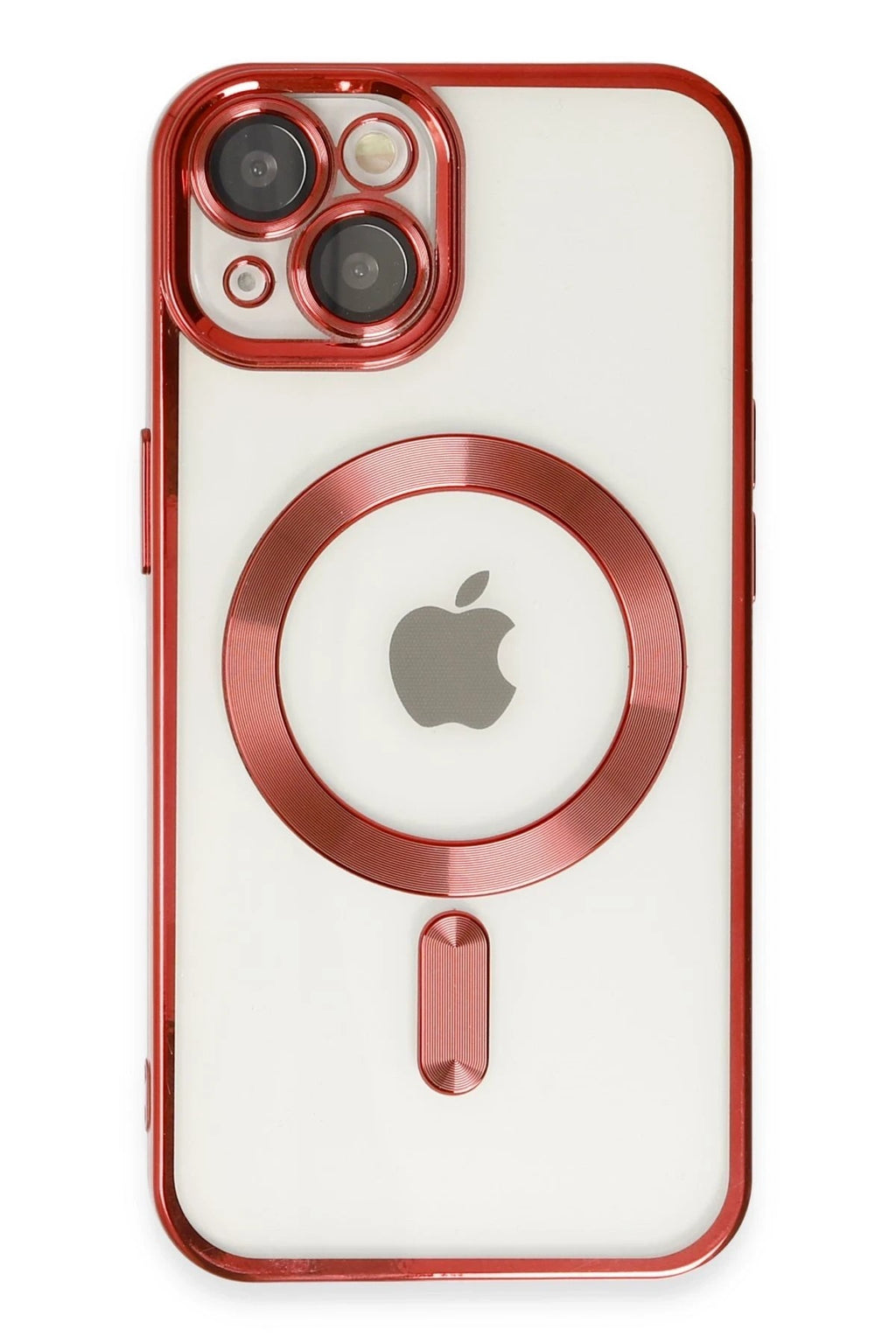 Mey İthalat® iPhone 14 Plus Kılıf Kross Magneticsafe Kapak - Kırmızı