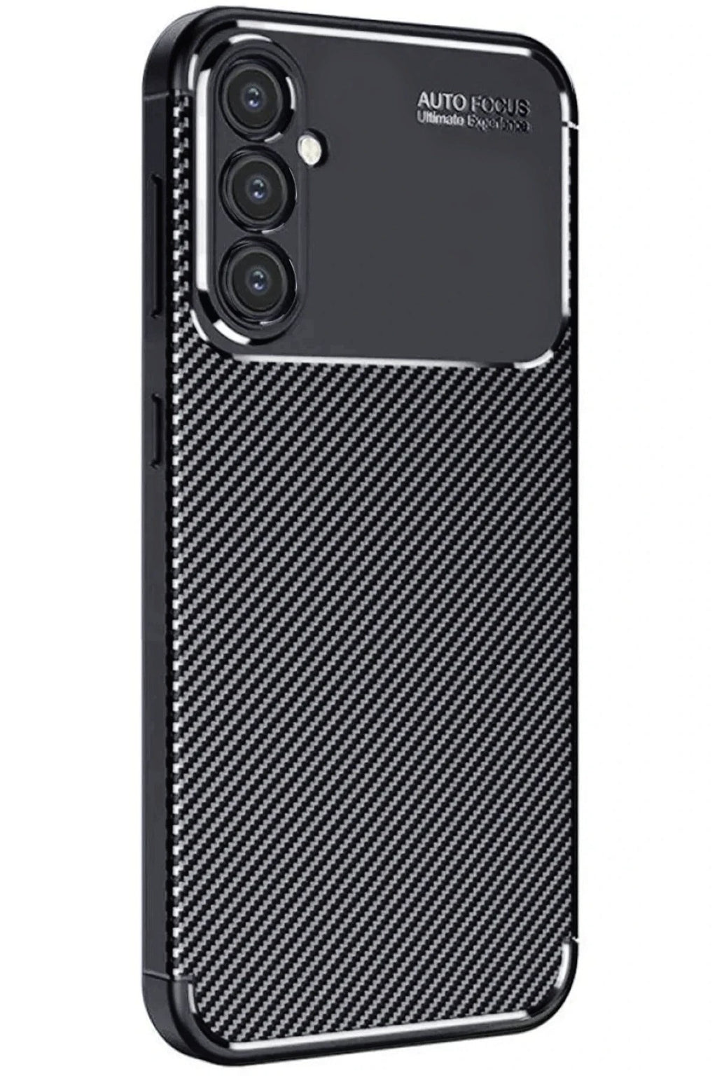 Mey İthalat® Samsung Galaxy A16 5G Kılıf Auto Focus Karbon Kapak - Siyah