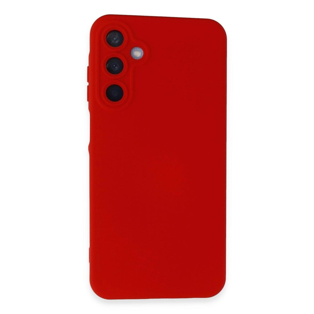 Mey İthalat® Samsung Galaxy A25 5G Kılıf Nano içi Kadife Silikon - Kırmızı