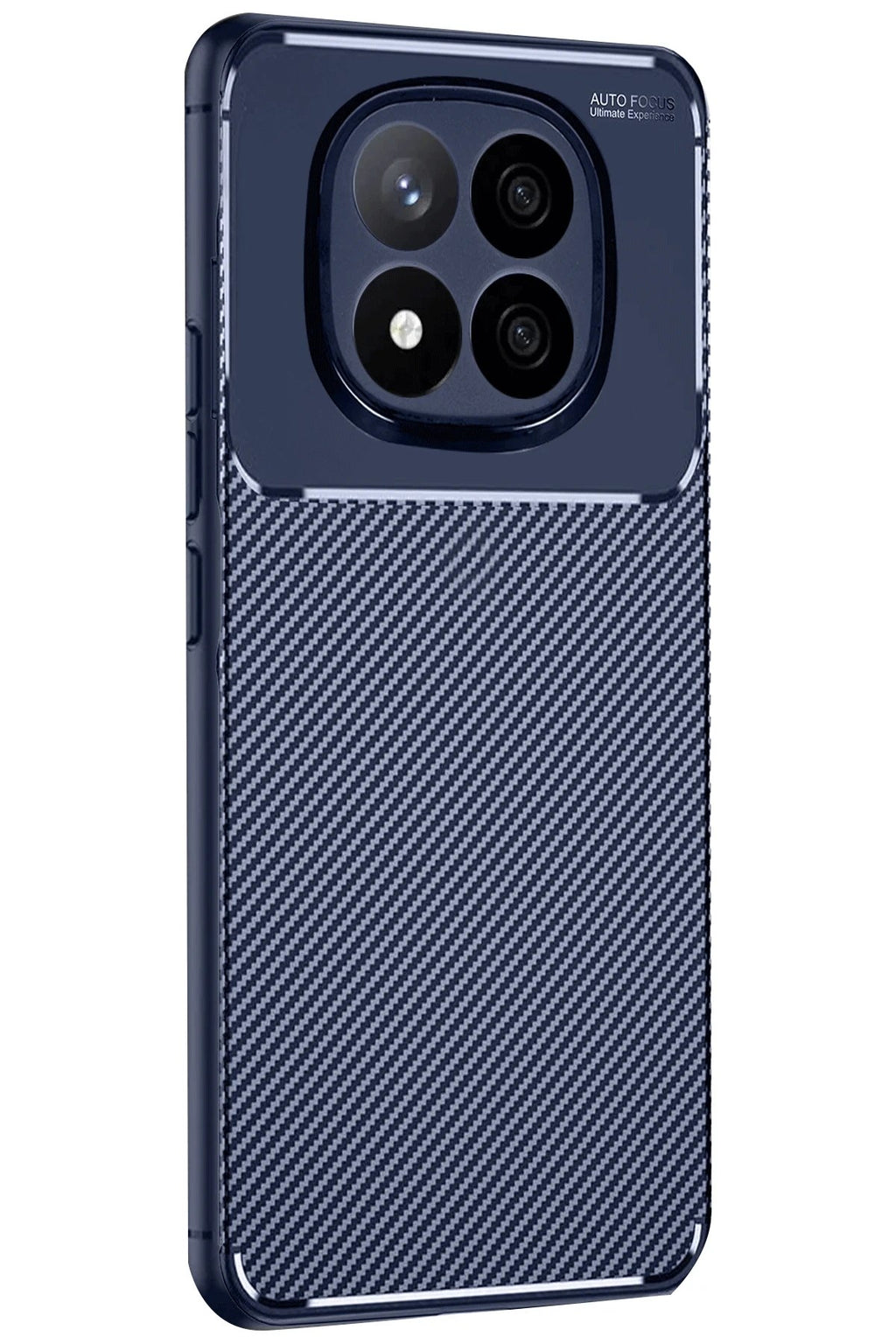 Mey İthalat® Redmi Note 14 Pro 5G Kılıf Auto Focus Karbon Kapak - Lacivert
