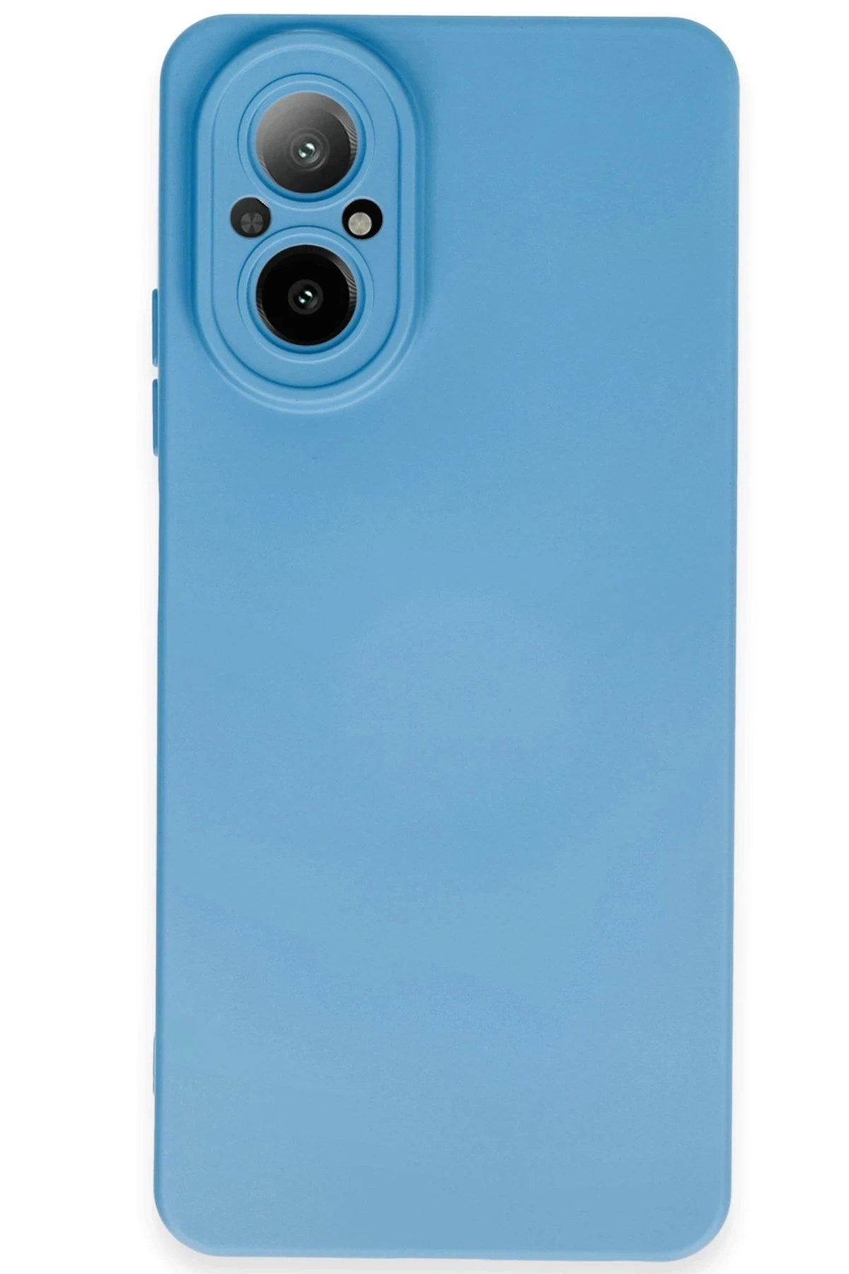 Mey İthalat® Realme 12 Lite Kılıf Nano içi Kadife Silikon - Mavi