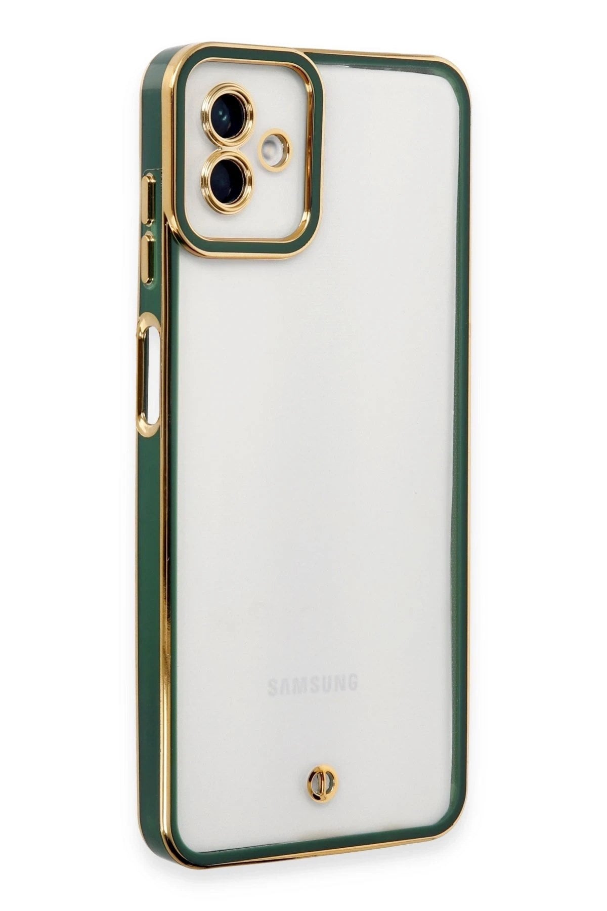 Mey İthalat® Samsung Galaxy A04 Kılıf Liva Lens Silikon - Yeşil