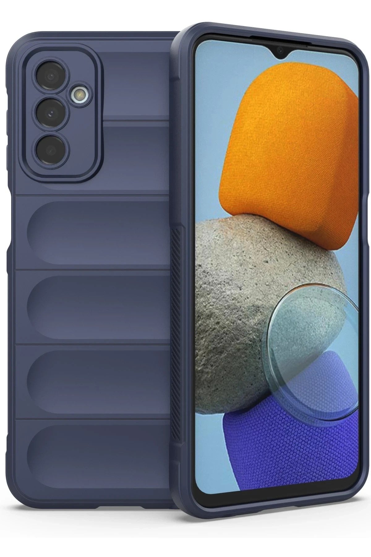 Mey İthalat® Samsung Galaxy M23 Kılıf Optimum Silikon - Lacivert