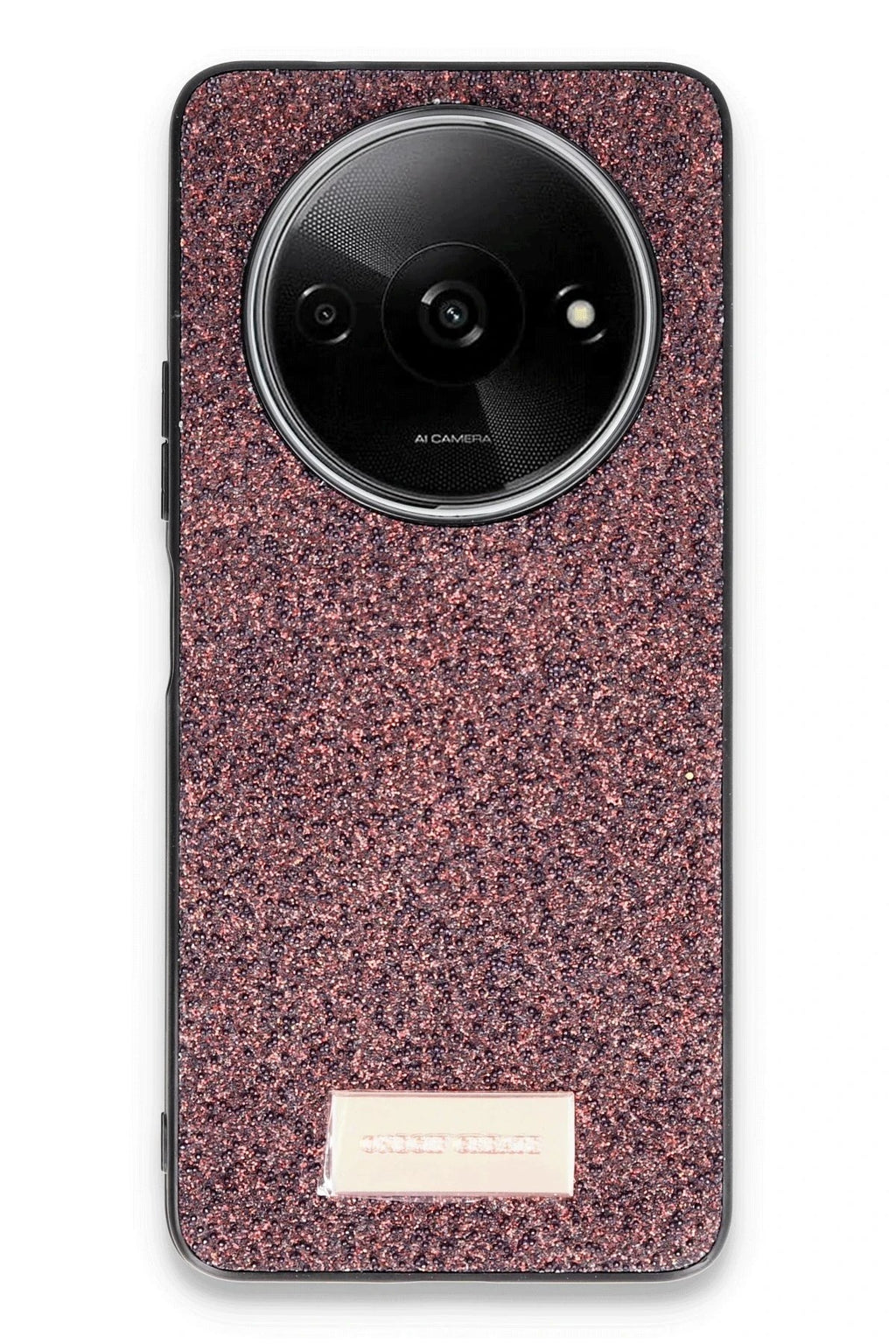 Mey İthalat® Redmi A3 4G Bright Simli Kapak - Derin Mor