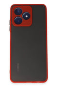 Mey İthalat® Realme C53 Kılıf Montreal Silikon Kapak - Kırmızı