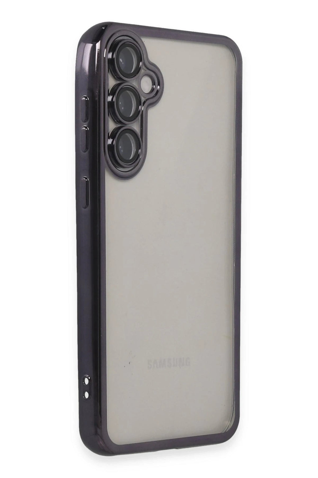 Mey İthalat® Samsung Galaxy S23 FE Kılıf Lensli Silikon - Mor
