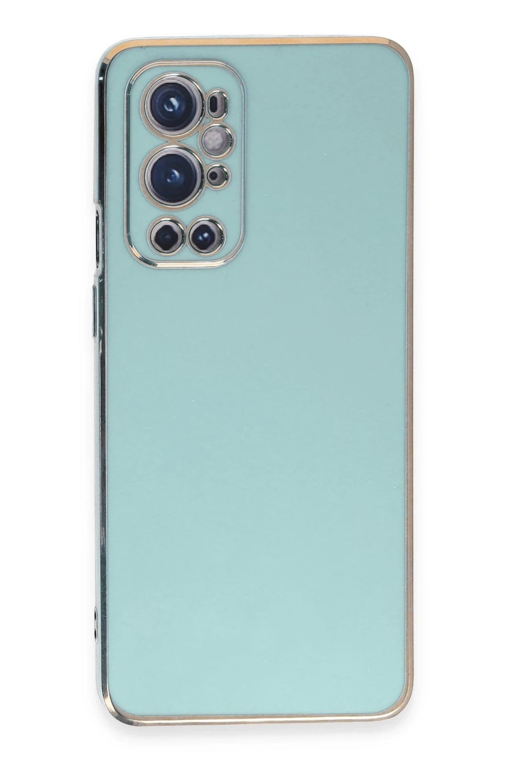 Mey İthalat® One Plus 9 Pro Kılıf Volet Silikon - Açık Yeşil