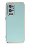 Mey İthalat® One Plus 9 Pro Kılıf Volet Silikon - Açık Yeşil