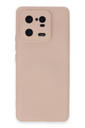Mey İthalat® Mi 13 Pro Kılıf Nano içi Kadife Silikon - Pudra