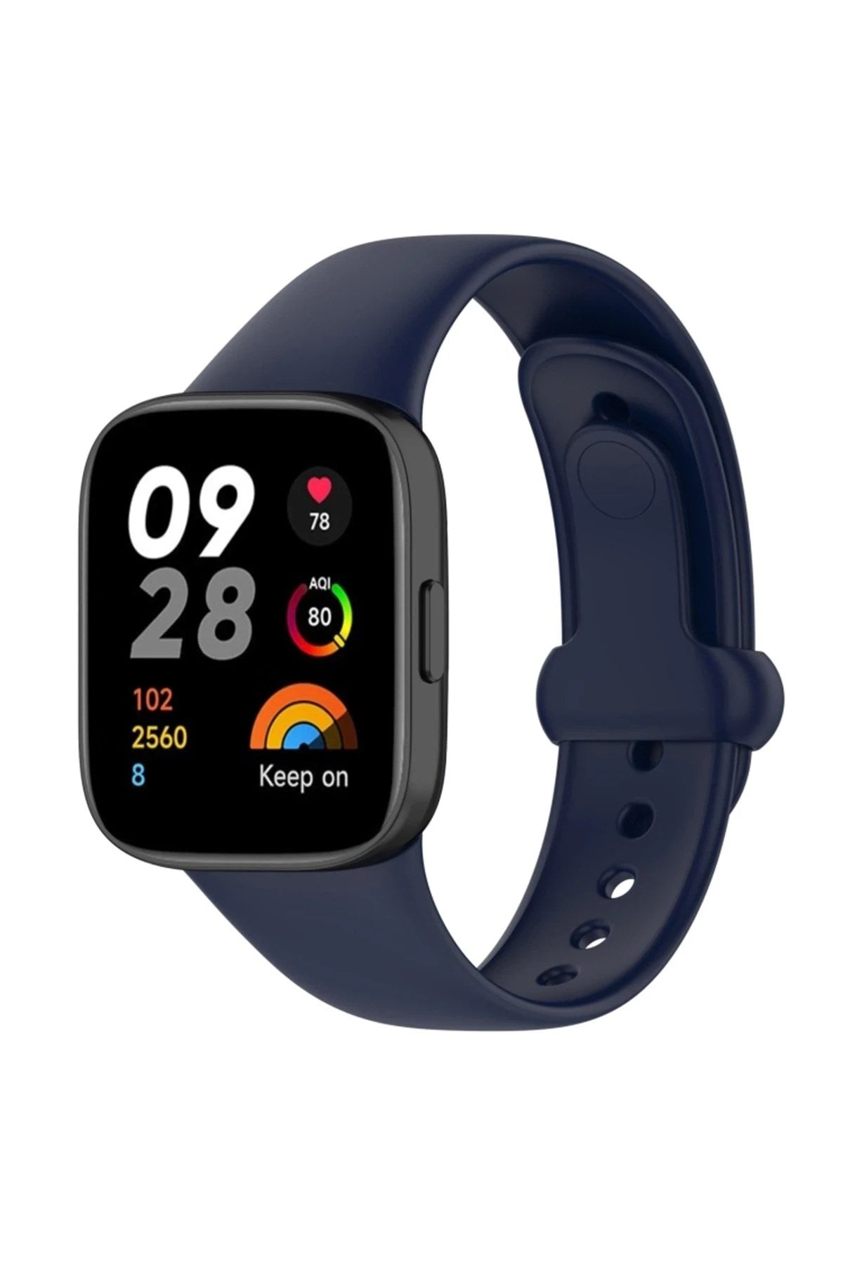 Mey İthalat® Redmi Watch 3 Origin Silikon Kordon - Lacivert