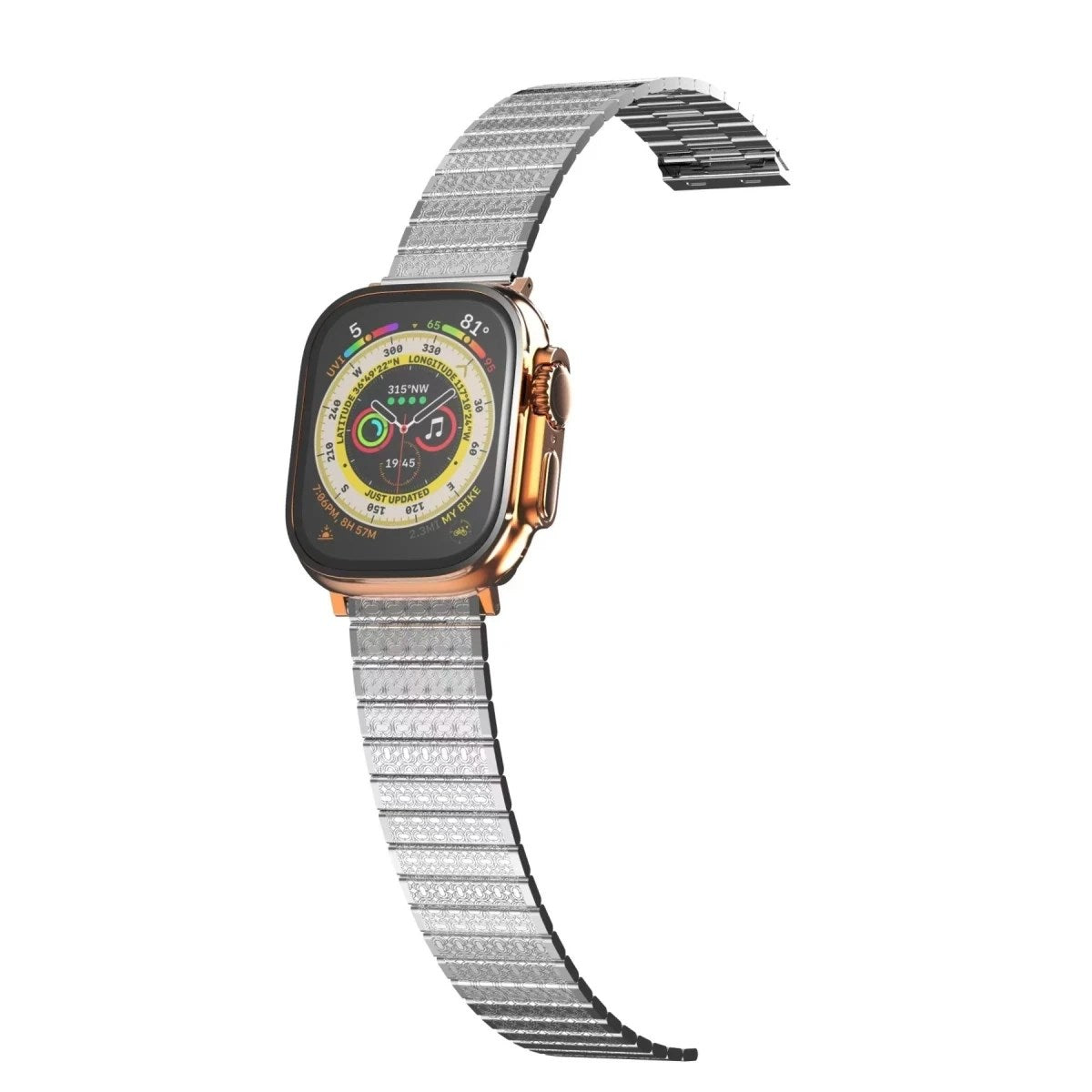 Mey İthalat® Watch 38mm Made Metal Kordon - Gümüş