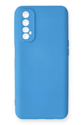 Mey İthalat® Realme 7 Kılıf Nano içi Kadife Silikon - Mavi