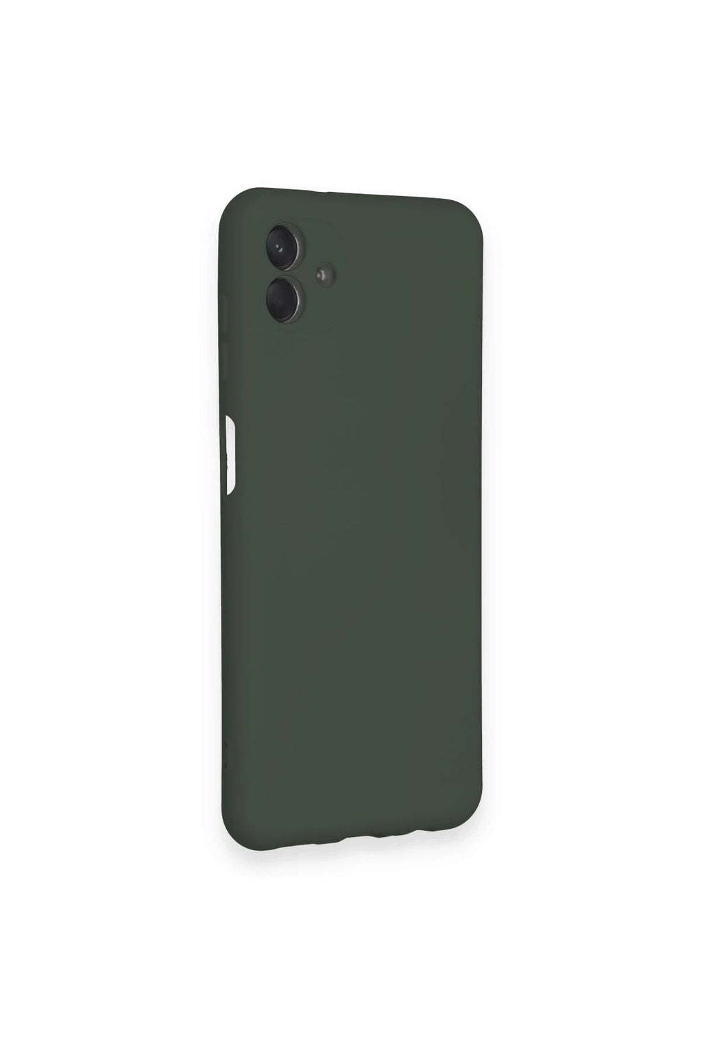 Mey İthalat® Samsung Galaxy A04 Kılıf Nano içi Kadife Silikon - Koyu Yeşil