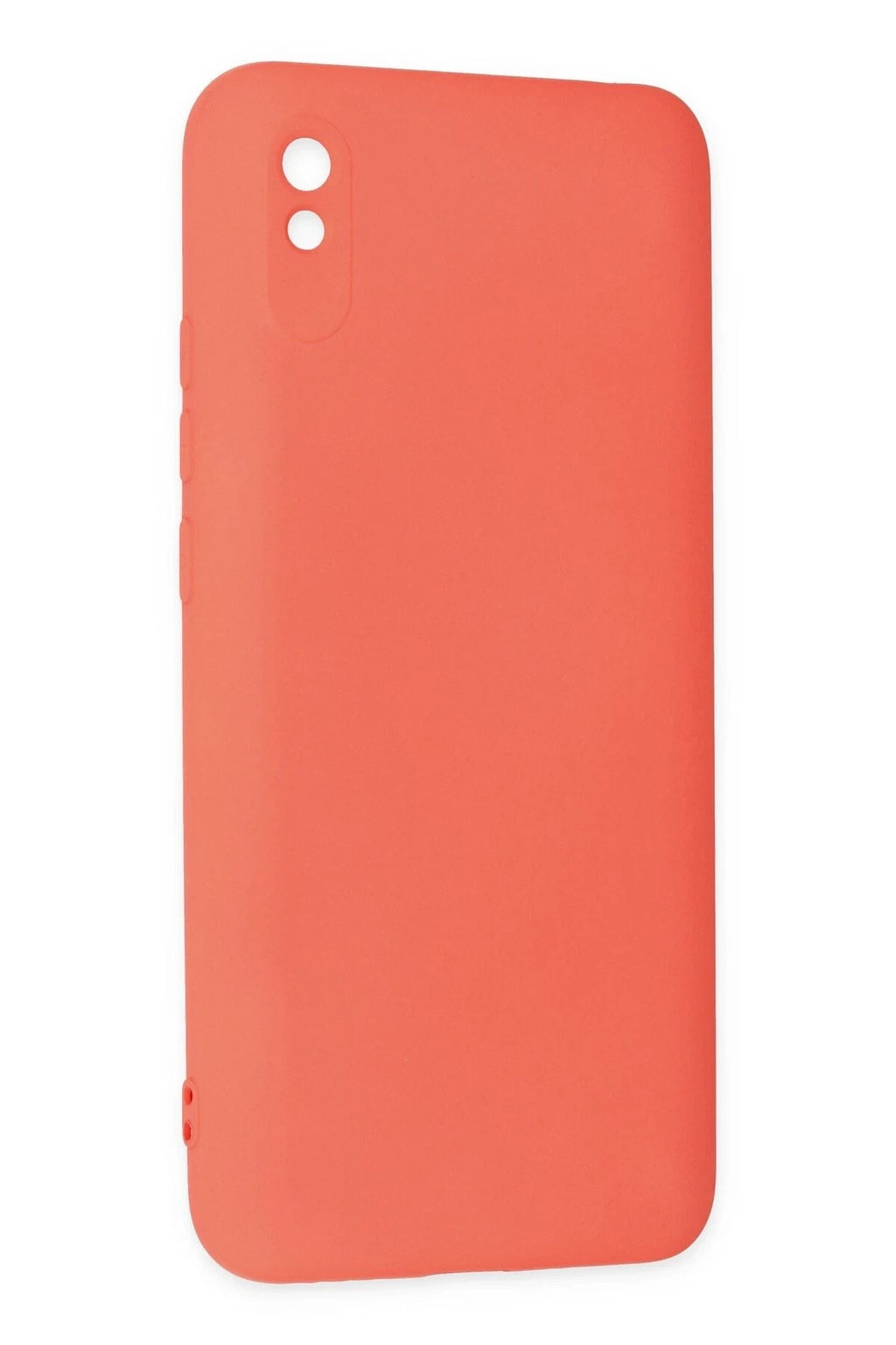 Mey İthalat® Redmi 9A Kılıf Nano içi Kadife Silikon - Turuncu