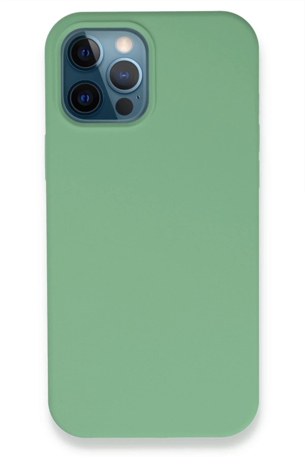 Mey İthalat® iPhone 12 Pro Kılıf Lansman Legant Silikon - Yeşil
