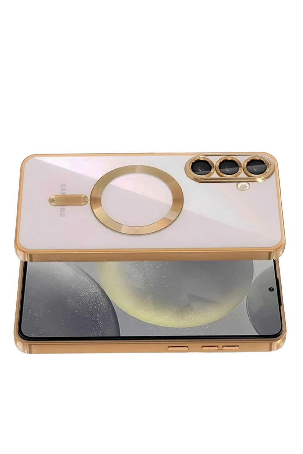 Mey İthalat® Samsung Galaxy S26 Plus Kross Magneticsafe Kapak - Çöl Titanyum