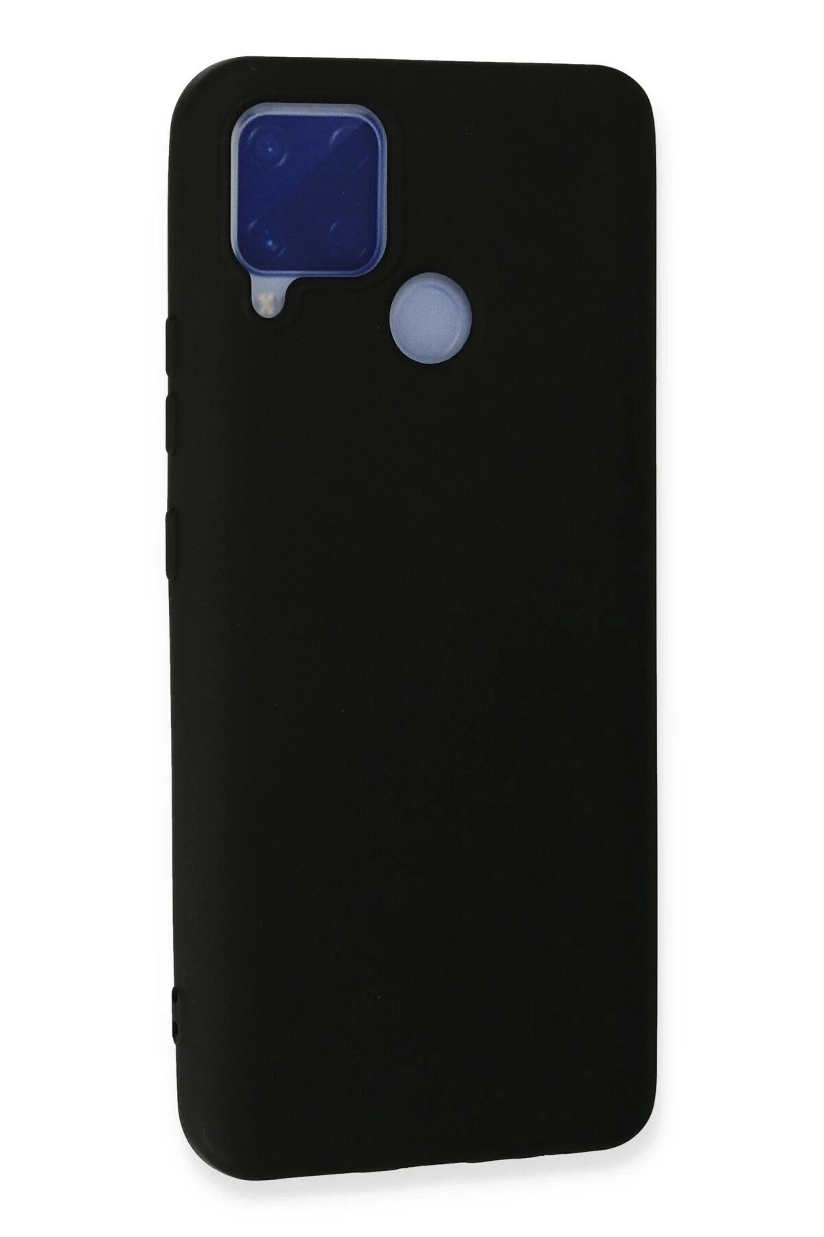 Mey İthalat® Realme C15 Kılıf Nano içi Kadife Silikon - Siyah