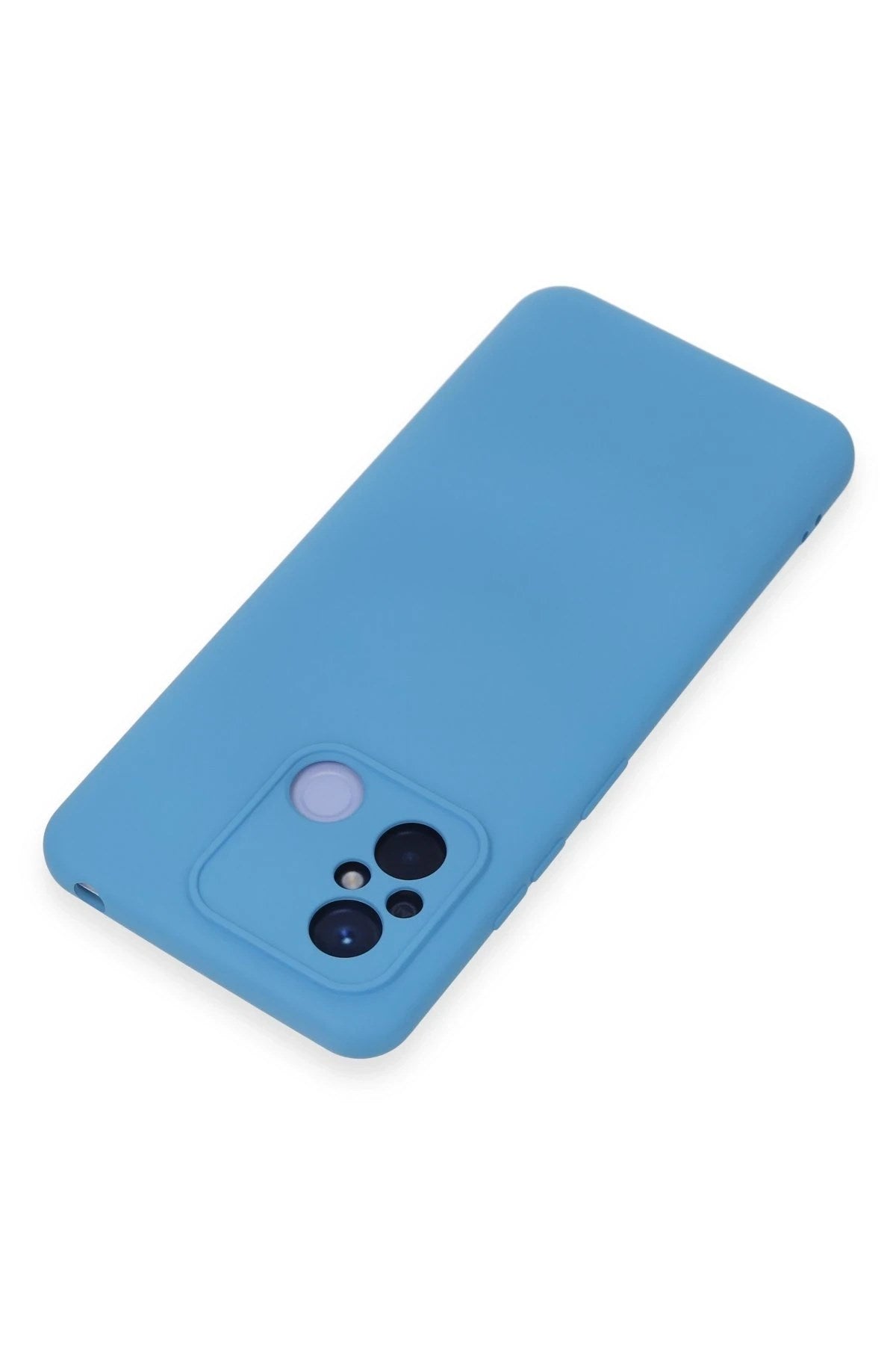 Mey İthalat® Redmi 12C Kılıf Nano içi Kadife Silikon - Mavi