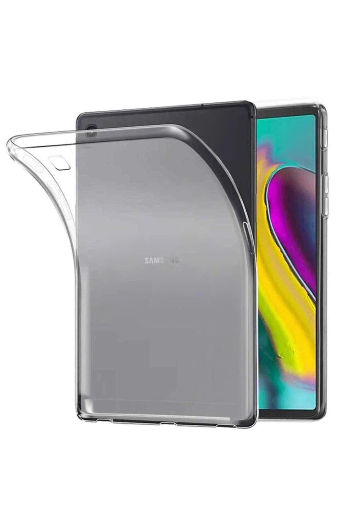 Mey İthalat® Samsung Galaxy T720 Tab S5e 10.5 Kılıf Tablet Şeffaf Silikon