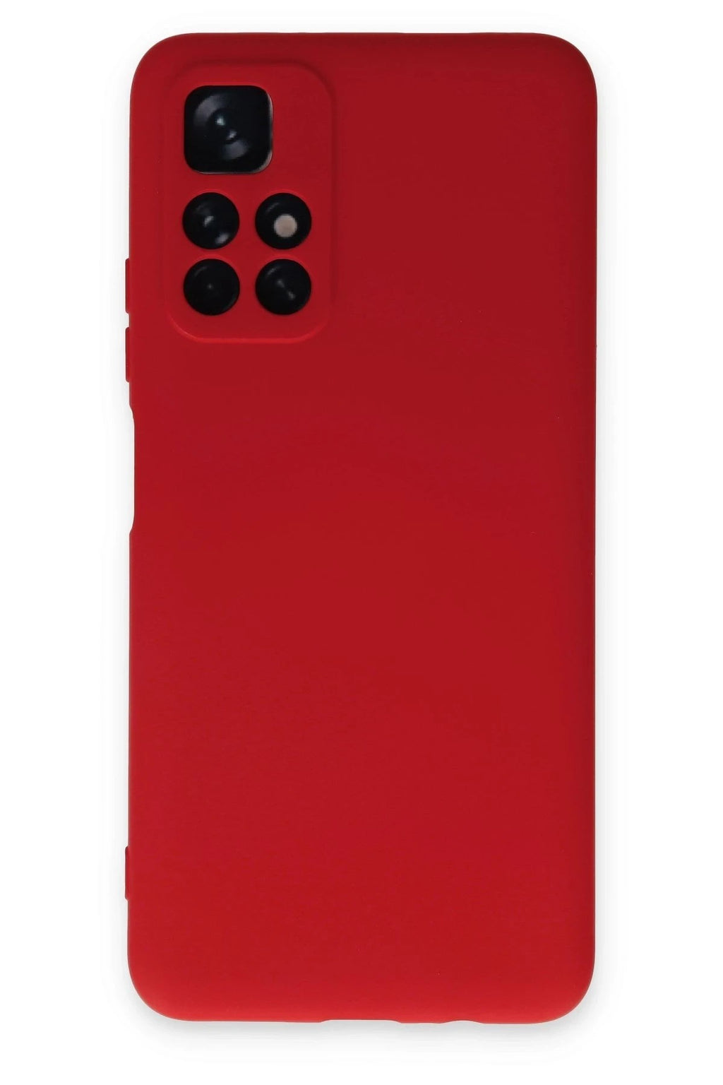 Mey İthalat® Redmi Note 11T Kılıf Nano içi Kadife Silikon - Kırmızı