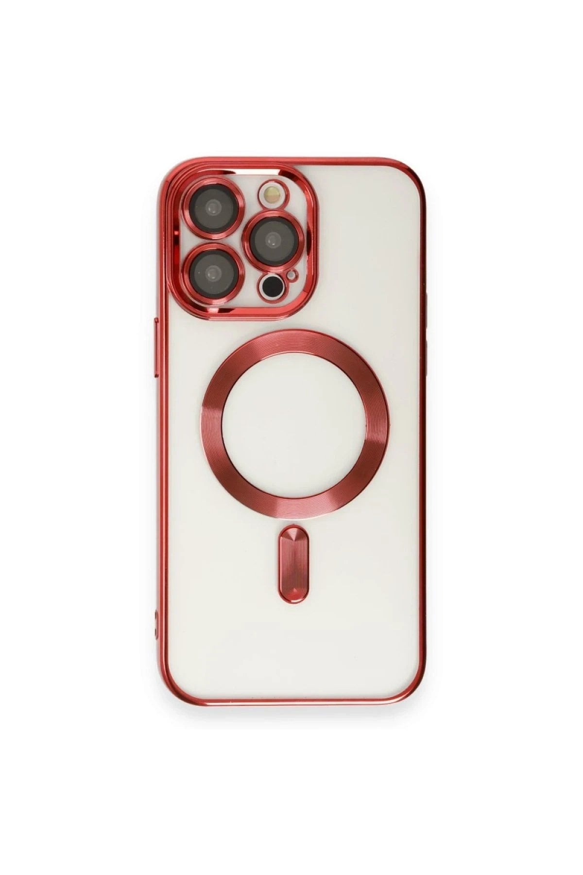 Mey İthalat® iPhone 14 Pro Max Kılıf Kross Magneticsafe Kapak - Kırmızı