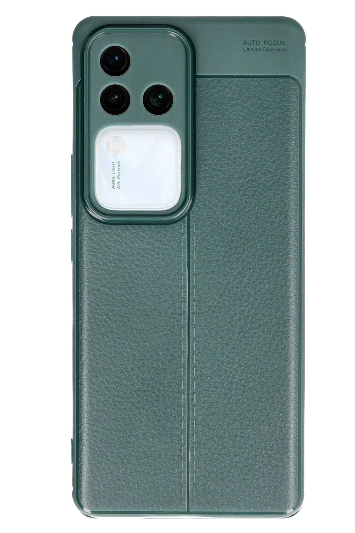 Mey İthalat® Vivo V30 5G Kılıf Auto Focus Kapak - Koyu Yeşil