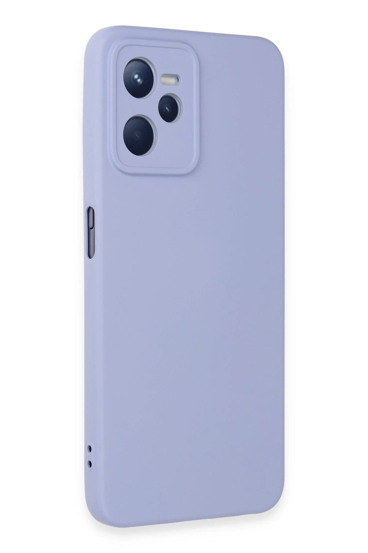 Mey İthalat® Realme C35 Kılıf Nano içi Kadife Silikon - Lila