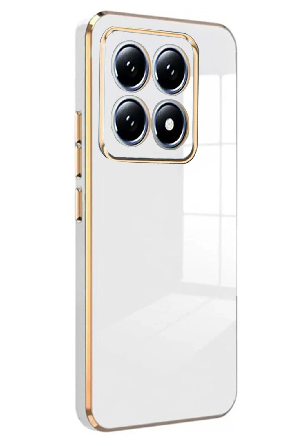 Mey İthalat® Mi 14T Pro Volet Silikon - Beyaz