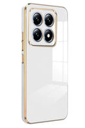 Mey İthalat® Mi 14T Pro Volet Silikon - Beyaz
