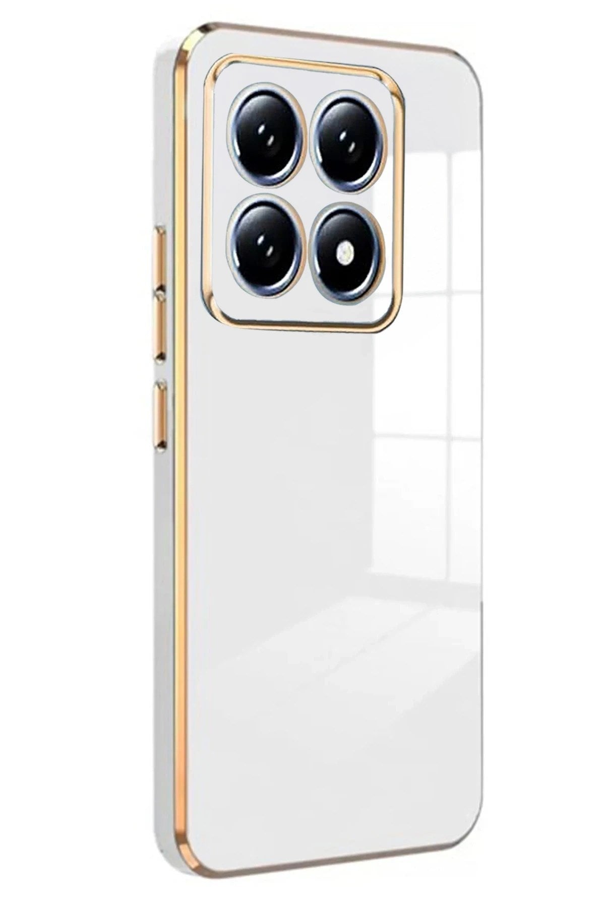 Mey İthalat® Mi 14T Pro Volet Silikon - Beyaz