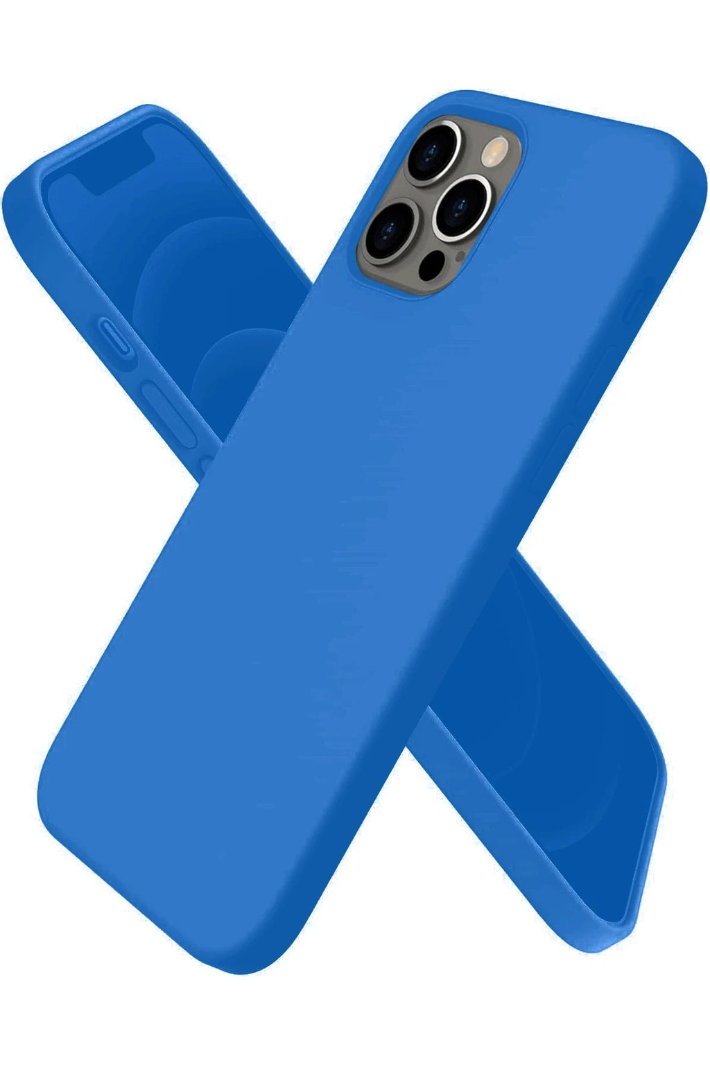 Mey İthalat® iPhone 12 Pro Kılıf First Silikon - Mavi