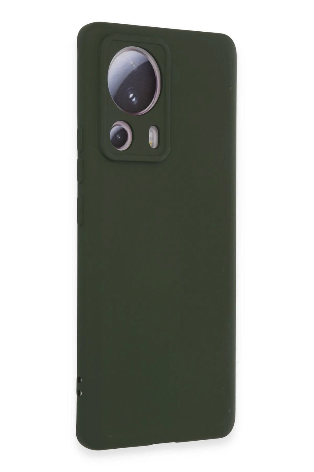Mey İthalat® Mi 13 Lite Kılıf Nano içi Kadife Silikon - Koyu Yeşil