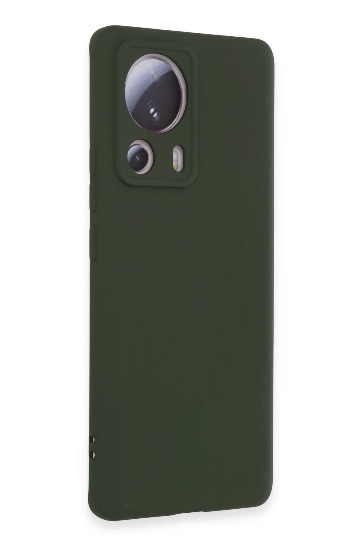 Mey İthalat® Mi 13 Lite Kılıf Nano içi Kadife Silikon - Koyu Yeşil
