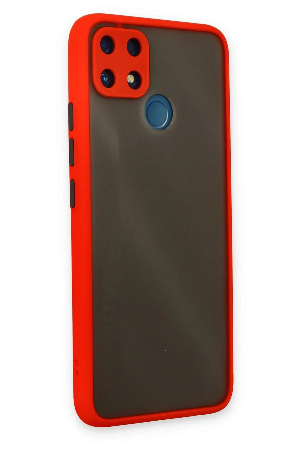 Mey İthalat® Realme C25 Kılıf Montreal Silikon Kapak - Kırmızı