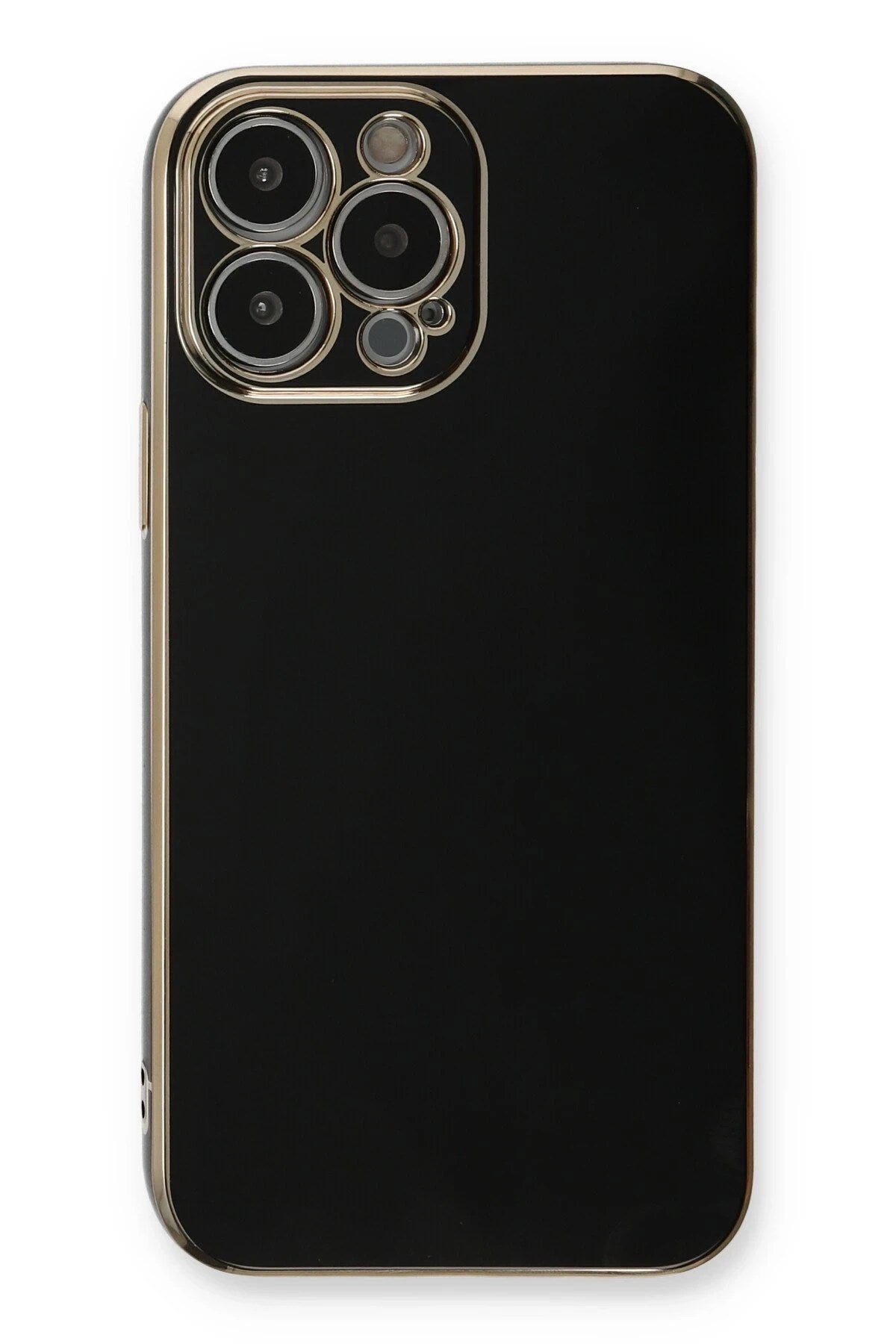 Mey İthalat® iPhone 13 Pro Kılıf Volet Silikon - Siyah