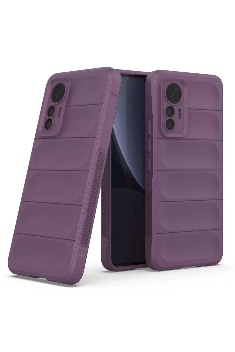 Mey İthalat® Mi 12 Lite Kılıf Optimum Silikon - Mor