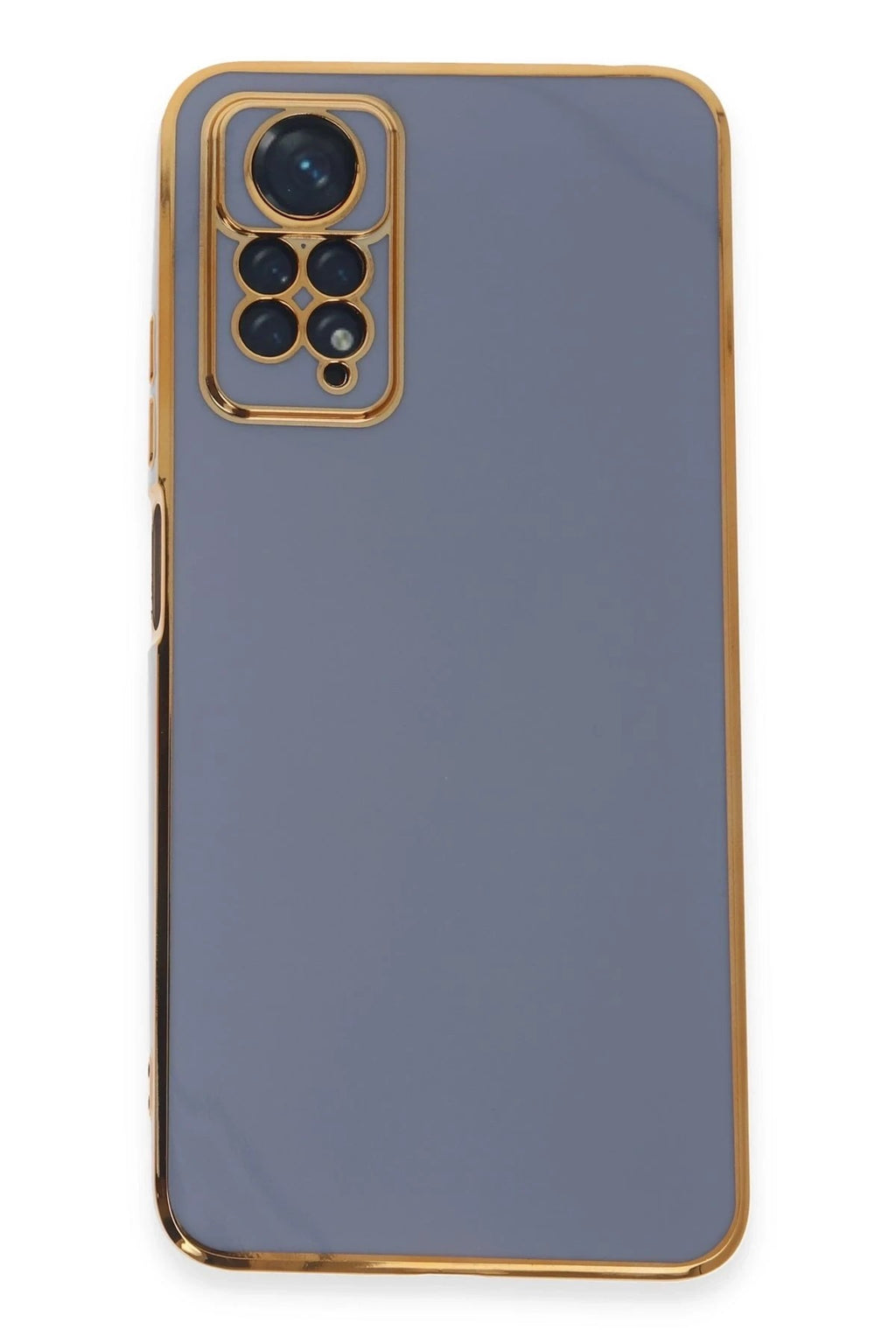 Mey İthalat® Redmi Note 12 Pro 4G Kılıf Volet Silikon - Mavi