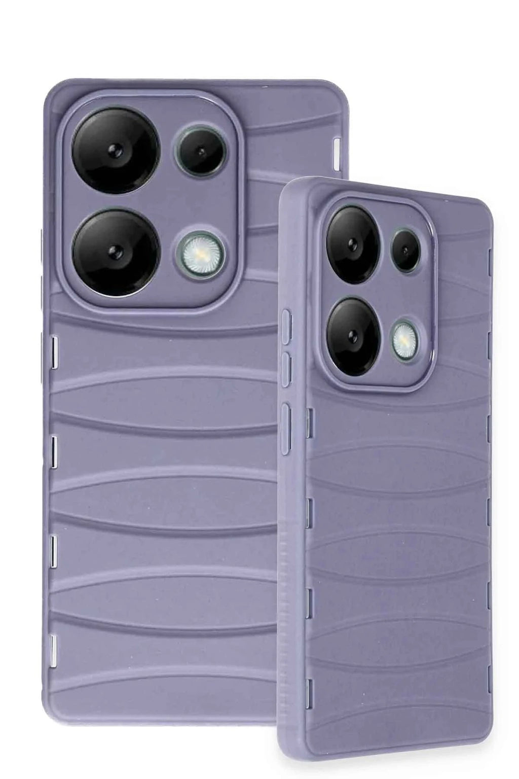 Mey İthalat® Redmi Note 13 Pro 4G Kılıf Bibercas Silikon Kapak - Lila